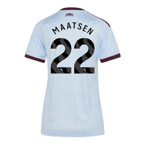 Zenski Nogometni Dres Aston Villa Ian Maatsen #22 Rezervni 2026-27 Kratak Rukav